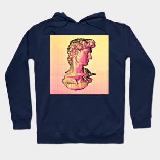 Aesthetic Statue Glitch Matrix ∆∆∆∆ Graphic Design/Illustration Hoodie